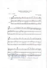 Sonáta a moll op.1, č.4: B-STOCK